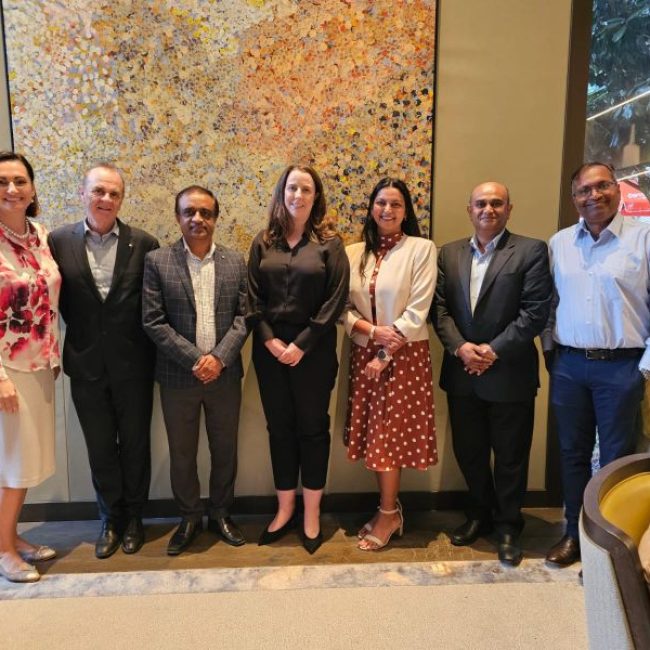 Dr Kiran puttappa with AMA Federal President Danielle McMullen, Vice President Julian Rait and the team